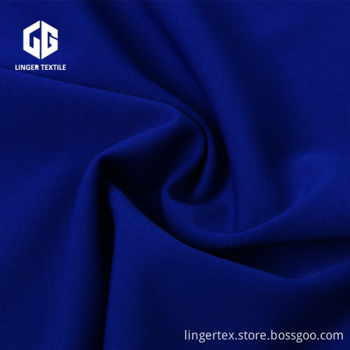 100D DTY Polyester Twist Spandex Ponte-De-Roma Fabric